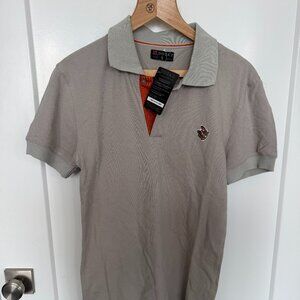NWT Men's Dota 2 Small Polo Shirt Grey